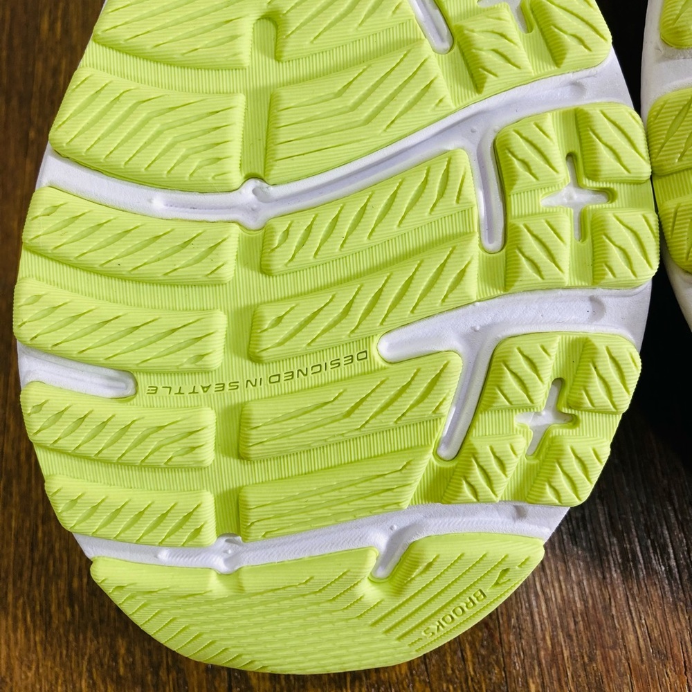 Brooks Adrenaline 23 Running Shoe Women Various Sizes Black/Gunmetal/Sharp Green - Picture 10 of 11